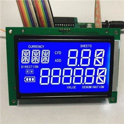 شاشة وحدة LCD شاشة زرقاء