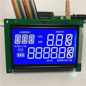 شاشة وحدة LCD شاشة زرقاء